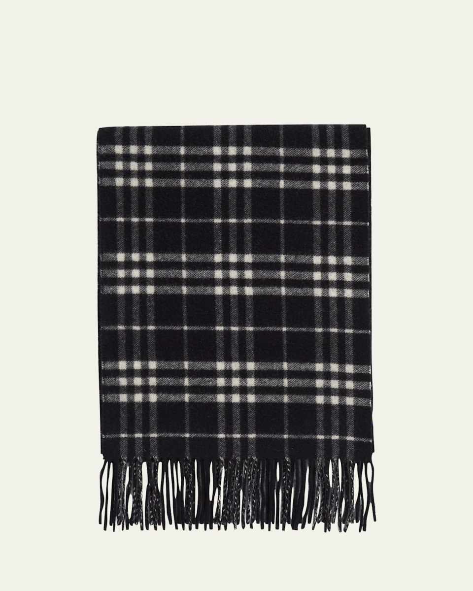 Icon Check Cashmere Scarf